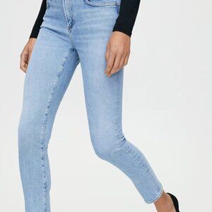 Agolde Toni Mid Rise Straight Fit in Daylight